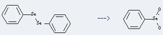 Benzeneselenic acid can be prepared by diphenyl-diselane.